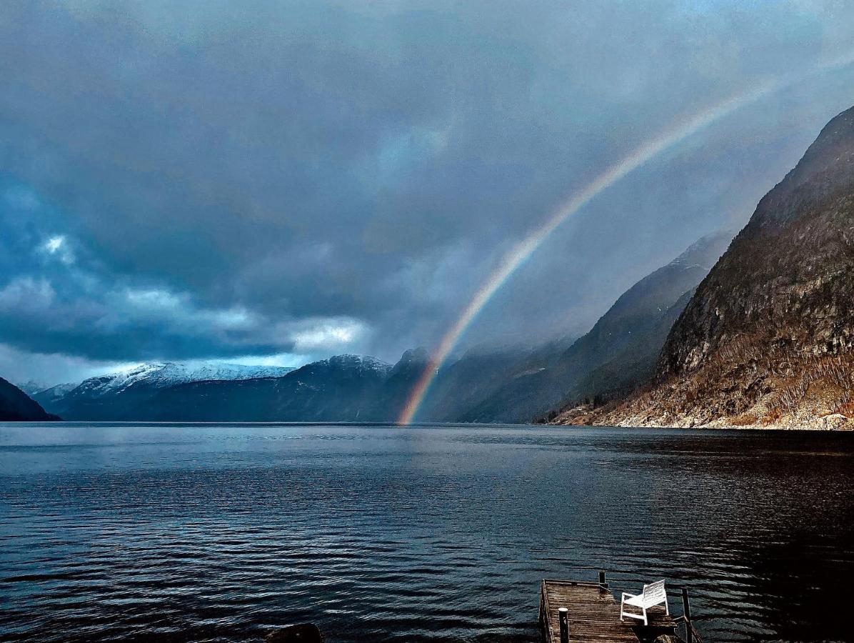 Villa Fjordperlen Eidfjord Exterior foto