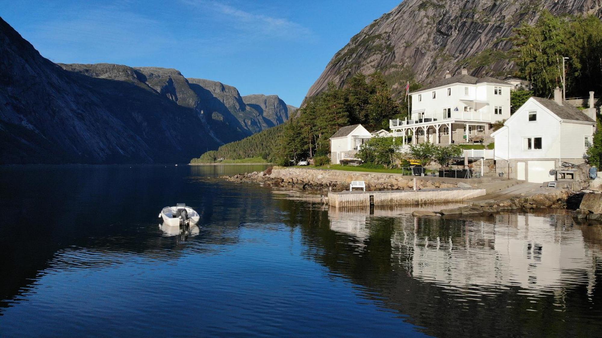 Villa Fjordperlen Eidfjord Exterior foto
