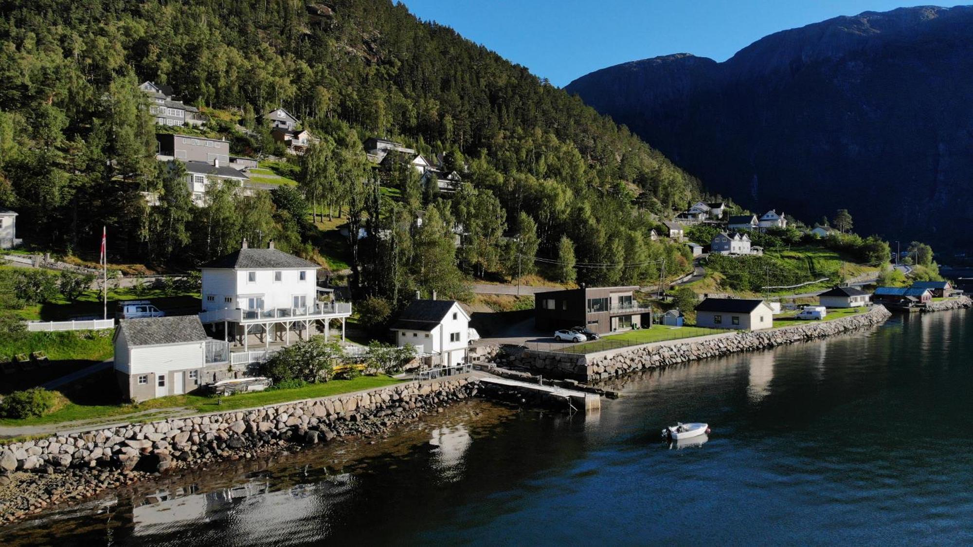 Villa Fjordperlen Eidfjord Exterior foto