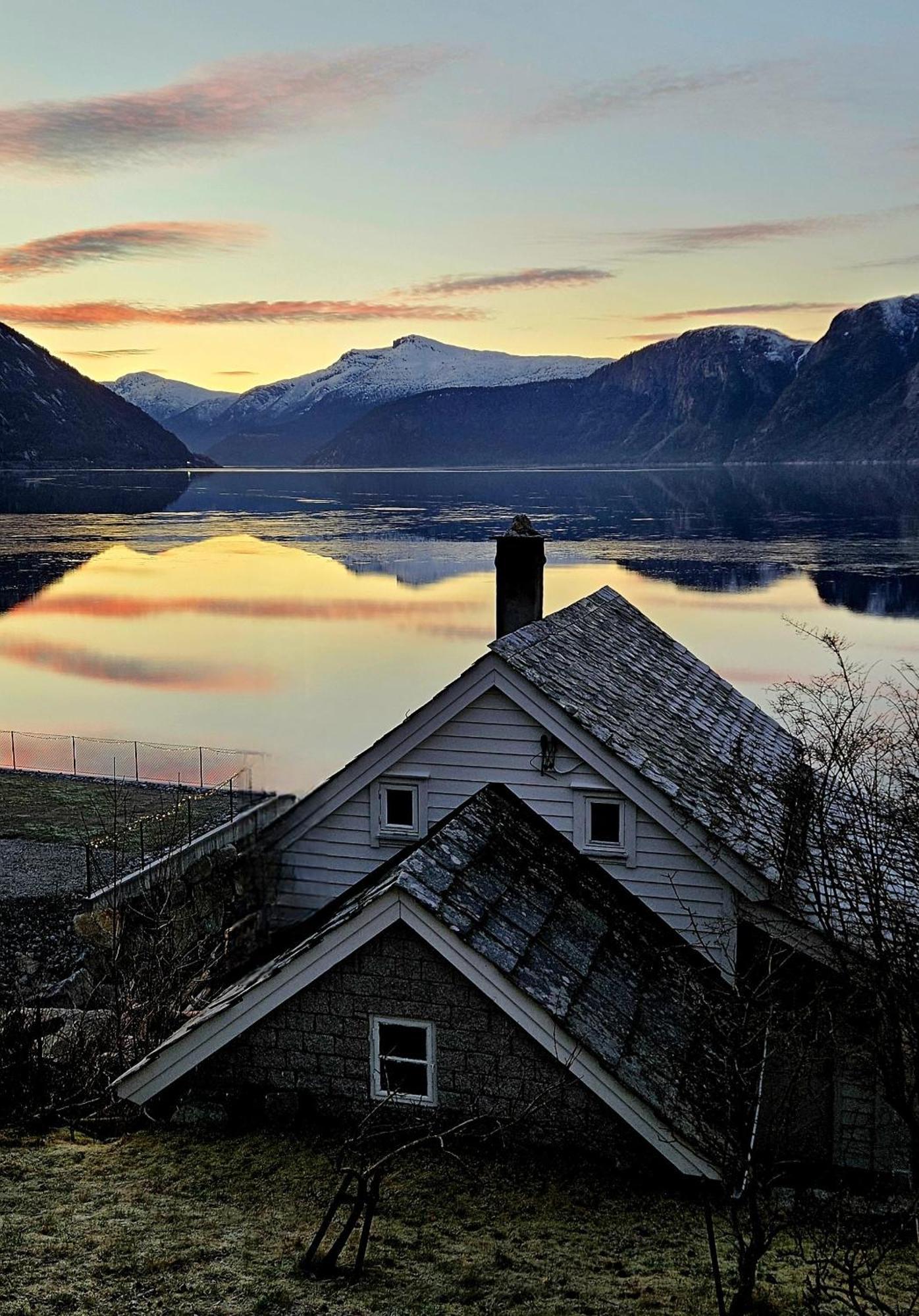 Villa Fjordperlen Eidfjord Exterior foto