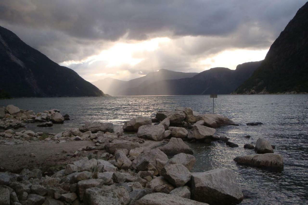 Villa Fjordperlen Eidfjord Exterior foto