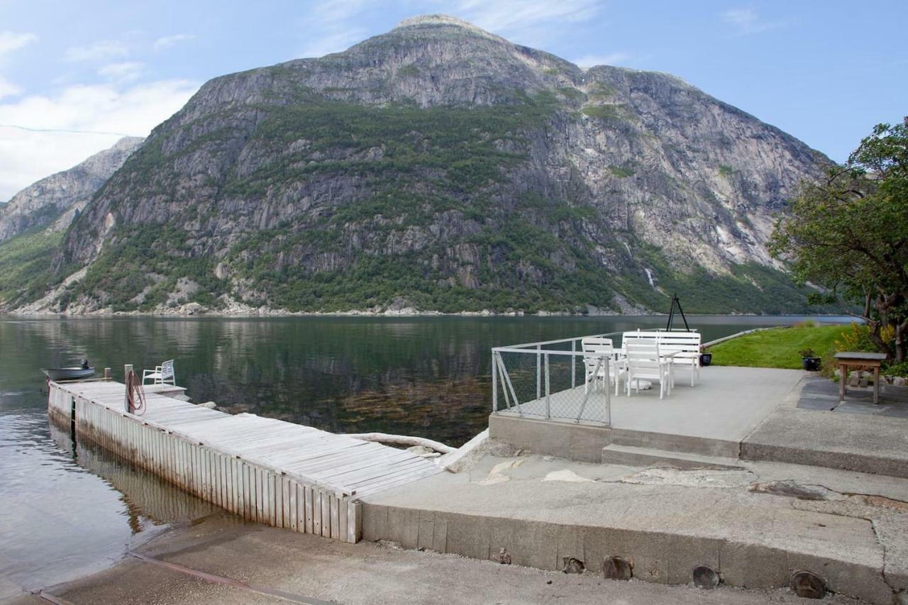 Villa Fjordperlen Eidfjord Exterior foto