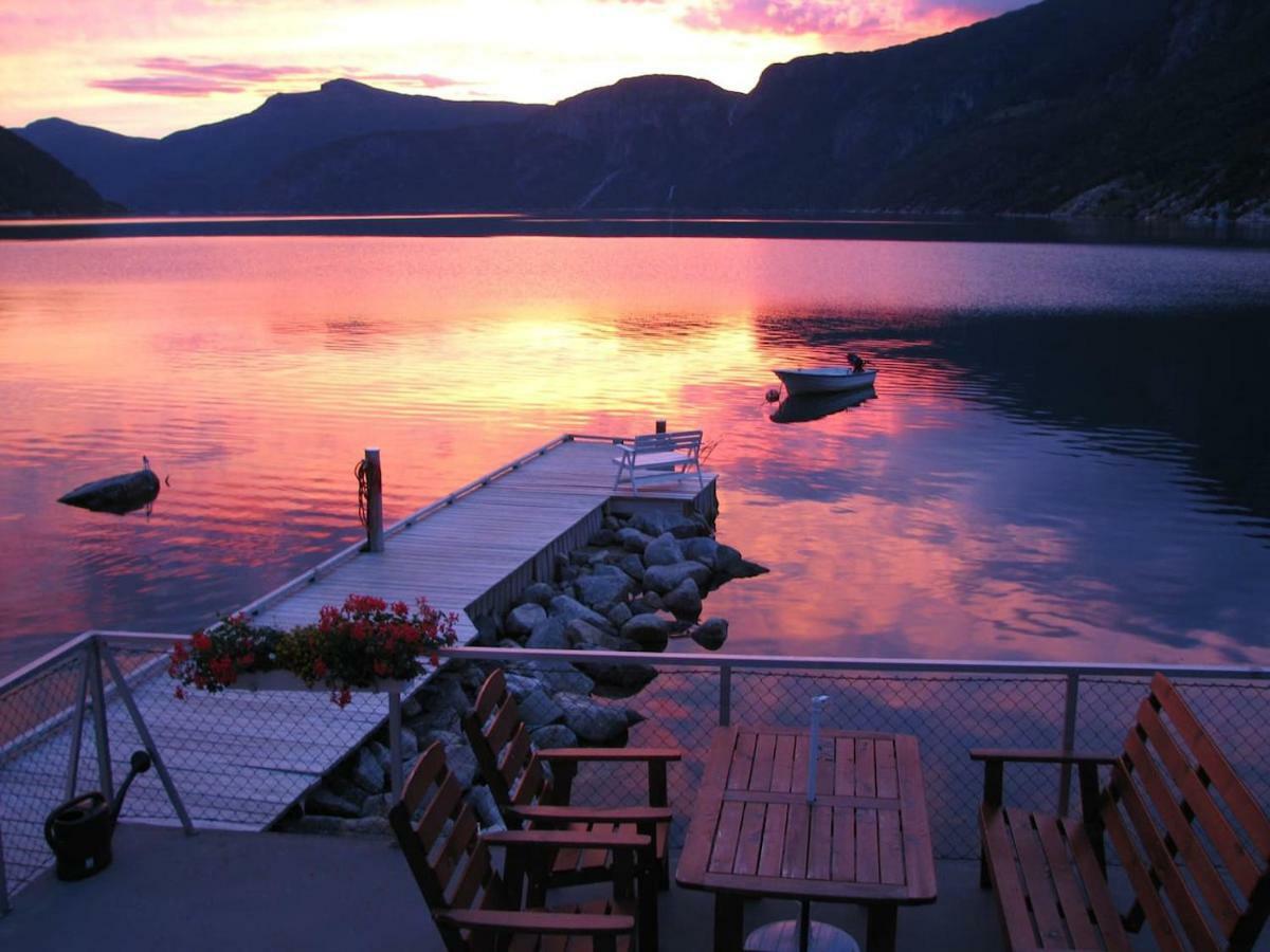 Villa Fjordperlen Eidfjord Exterior foto