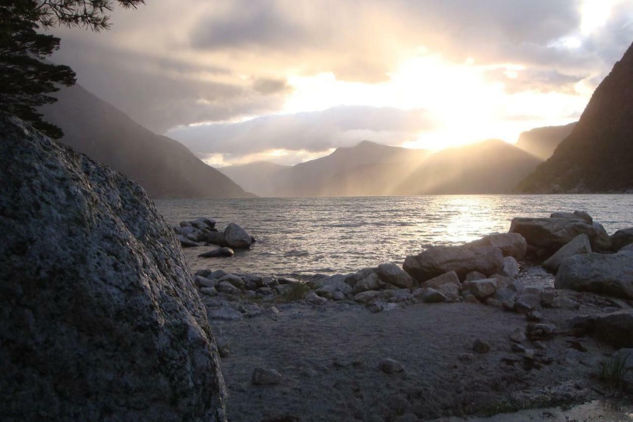 Villa Fjordperlen Eidfjord Exterior foto