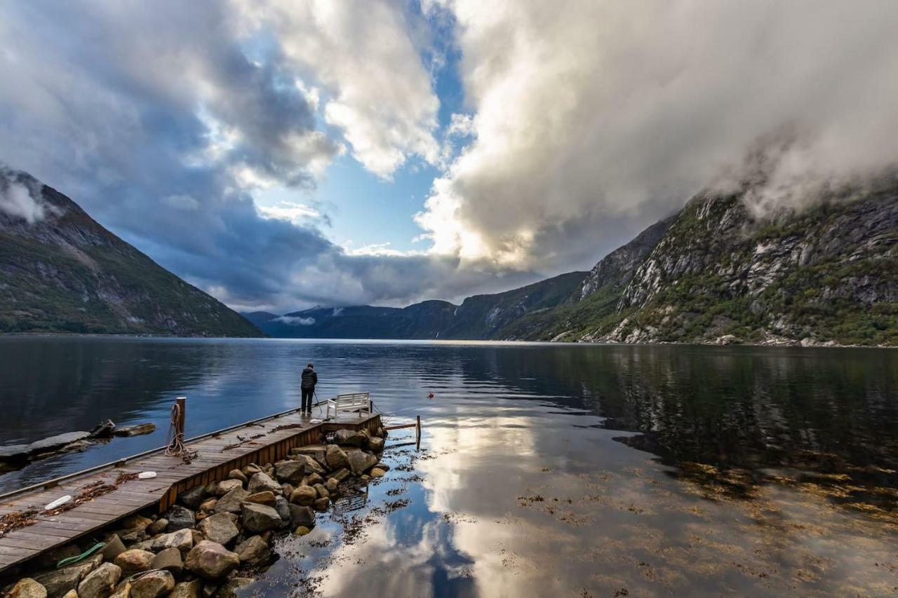 Villa Fjordperlen Eidfjord Exterior foto